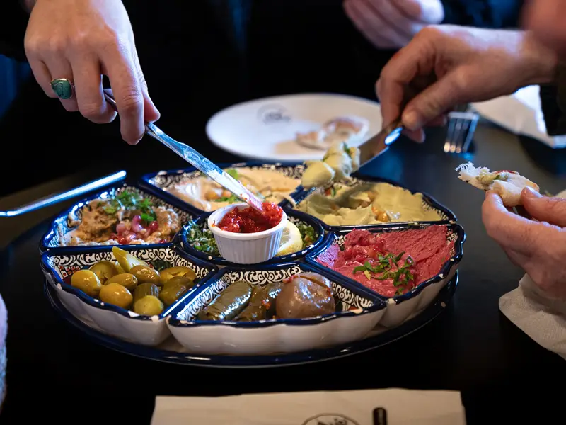 Cork Corporate Tour - Tasting Middle Eastern Sharing Platter