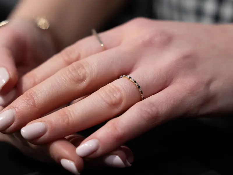 Rings on fingers