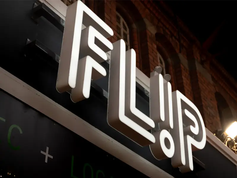 Flip signage